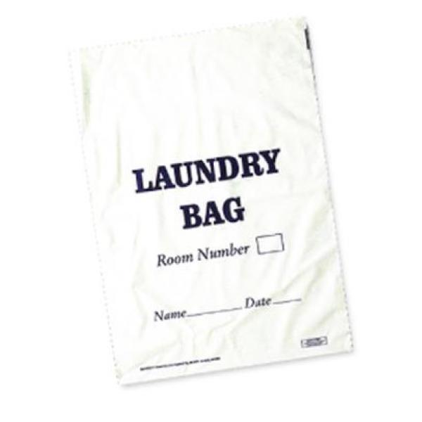 Biodegrable Cornstarch Laundry Bags with Drawstring White